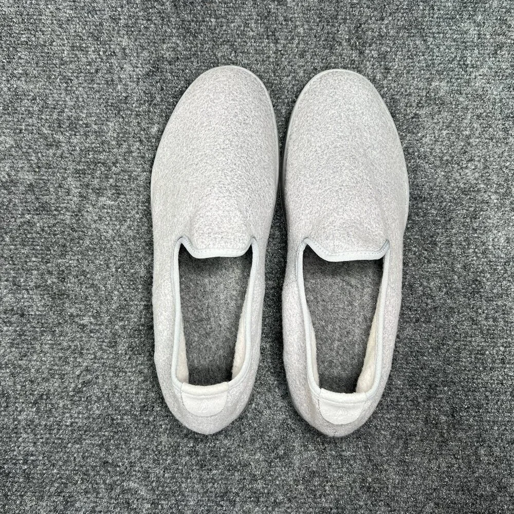 Allbirds Wool Lounger Shoes Men's 11 Grey Super Soft Wool Comfort Casual Loafers